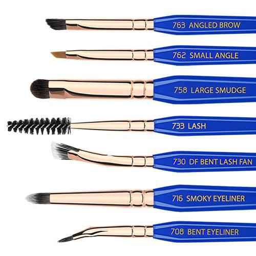 Golden Triangle Eyes Only Complete 15pc. Brush Set with Pouch Bdellium Tools - Backstage Cosmetics Canada