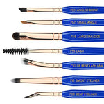 Golden Triangle Eyes Only Complete 15pc. Brush Set with Pouch Bdellium Tools - Backstage Cosmetics Canada
