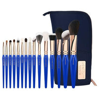 Golden Triangle Phase III Complete 15pc. Brush Set with Pouch Bdellium Tools - Backstage Cosmetics Canada