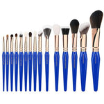 Golden Triangle Phase III Complete 15pc. Brush Set with Pouch Bdellium Tools - Backstage Cosmetics Canada