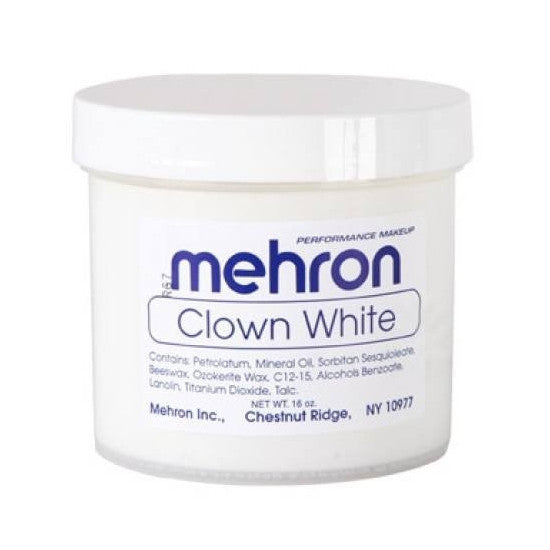 Clown White Mehron - Backstage Cosmetics Canada