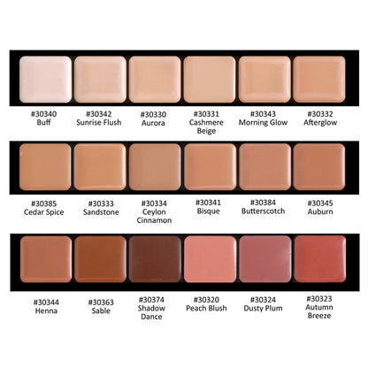 HD Glamour Creme Palette - Cool Graftobian - Backstage Cosmetics Canada