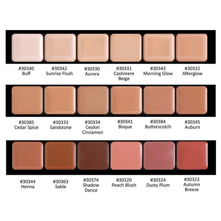 HD Glamour Creme Palette - Cool Graftobian - Backstage Cosmetics Canada