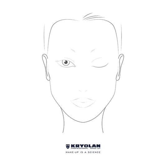 Professional Make-Up Chart Kryolan - Backstage Cosmetics Canada