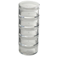 Stackable Powder Jars Monda Studio - Backstage Cosmetics Canada