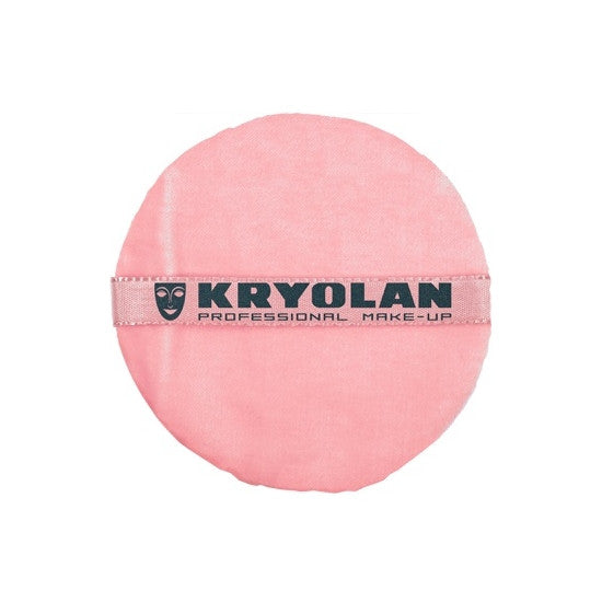 Premium Powder Puff Pink 10cm Kryolan - Backstage Cosmetics Canada