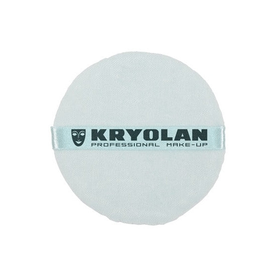 Professional Powder Puff Blue 10cm Kryolan - Backstage Cosmetics Canada