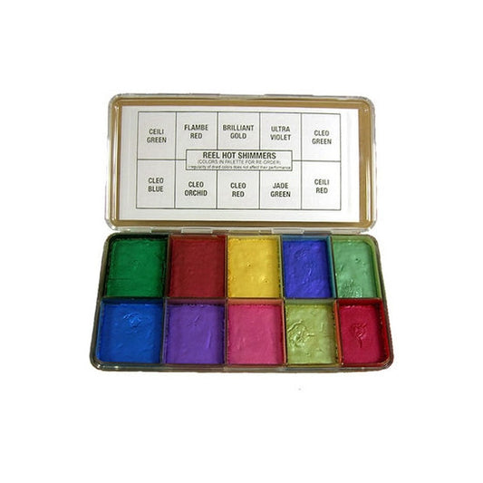 Reel Hot Shimmers Palette - Only Reel Creations - Backstage Cosmetics Canada
