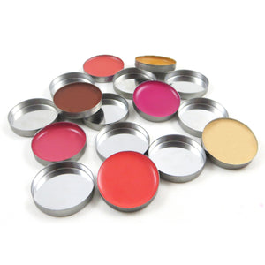 Empty Metal Pans - Round Silver