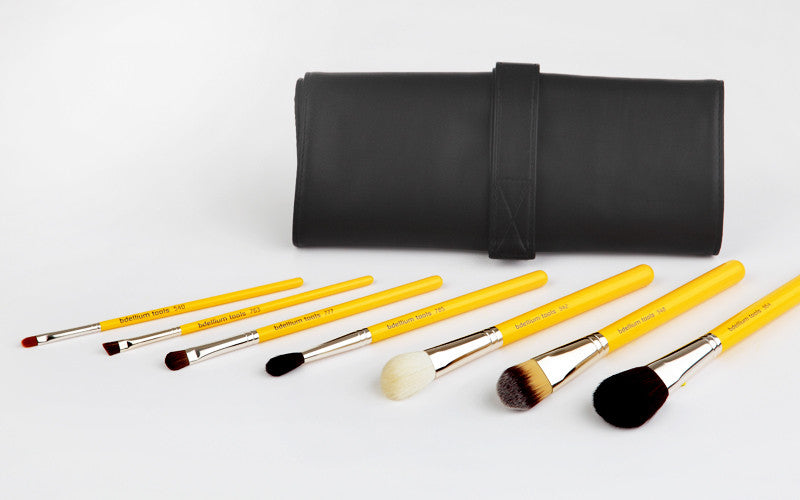 Studio Basic 7pc. Brush Set with Roll-up Pouch Bdellium Tools - Backstage Cosmetics Canada