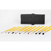 Studio Eyes 12pc. Brush Set with Roll-up Pouch Bdellium Tools - Backstage Cosmetics Canada