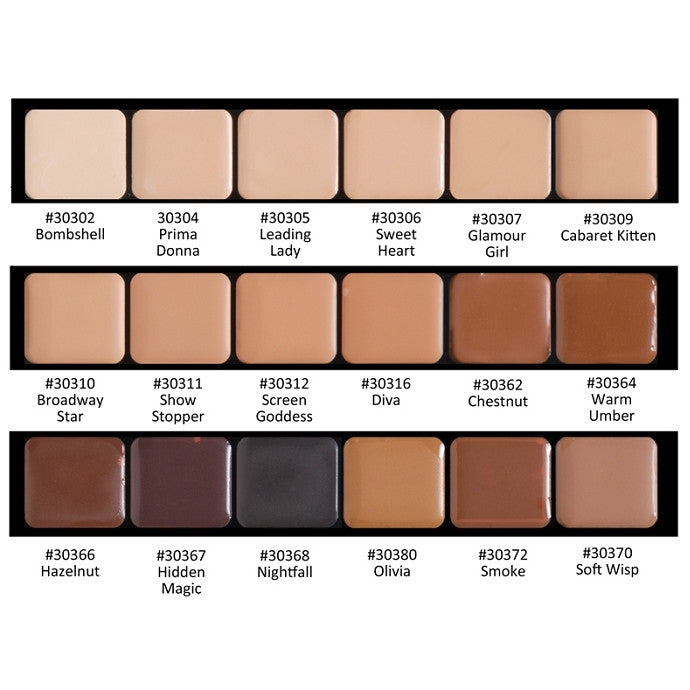 HD Glamour Creme Palette - Neutral Graftobian - Backstage Cosmetics Canada