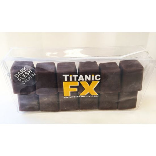 PROSTHETIC GELATIN - DARK (1kg) Titanic FX - Backstage Cosmetics Canada