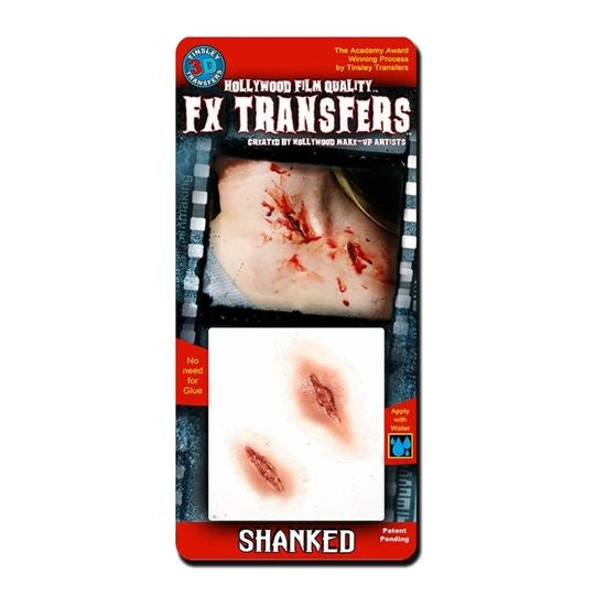 Shanked - 3D FX Transfer Tinsley Transfers - Backstage Cosmetics Canada
